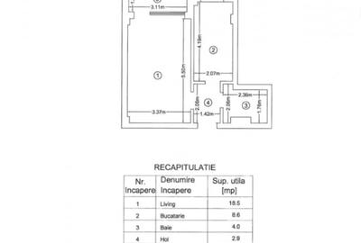 Etaj 1-Moara de Vant-2 Camere bloc nou intabulat - 2