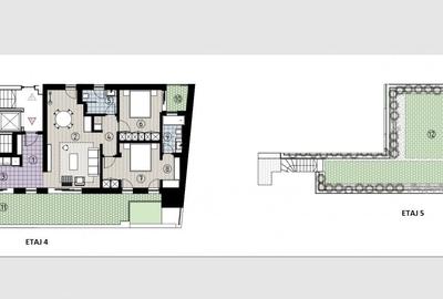 Duplex- Penthouse, 3 camere, terase: 141.7mp - 12