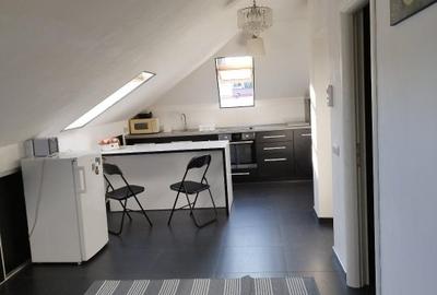 Apart 3 camere la mansarda(2 dormitoare + 1 living cu bucatarie) str. M. Eliade - 6