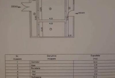 Apartament cu 4 camere decomandat în Central