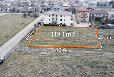 Teren Construcții intravilan de 1194 mp, în Giroc