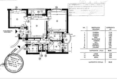 Apartament cu 3 camere semidecomandat în Armeneasca - 15