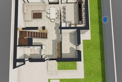 Casa P+1, 373 MP teren, 124,95 MP utili - 6
