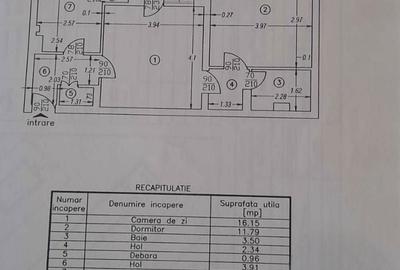 Apartament cu 2 camere semidecomandat în Central - 2
