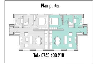 Casă cu 4 camere în Central - 2