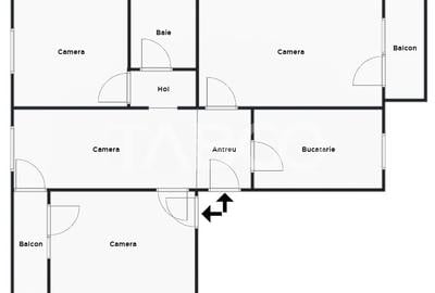 Apartament de vanzare cu 4 camere renovat integral Dioda Sibiu - 2