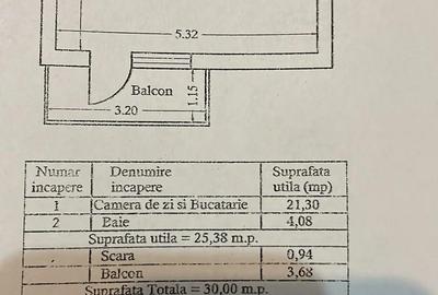 Apartament cu 2 camere decomandat în Central