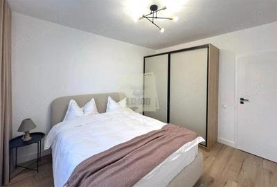 Apartament mobilat 60 mp utili la etajul 1 cu 2 camere terasa 12 mp - 6