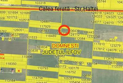 Teren de 527 mp, în Domnești - 1
