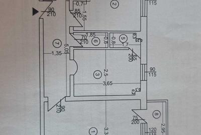Apartament cu 2 camere decomandat în Central - 7