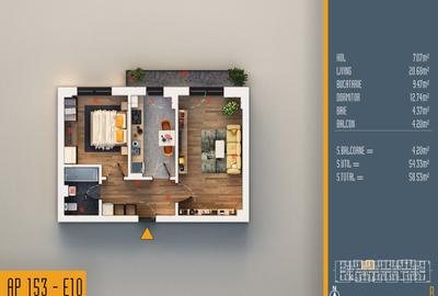 Neofort 84 - Oferta LIMITATA - Apartament modern decomandat - bucatarie inchisa - 10