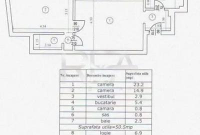 Apartament cu 2 camere semidecomandat, mobilat în Sala Palatului - 2