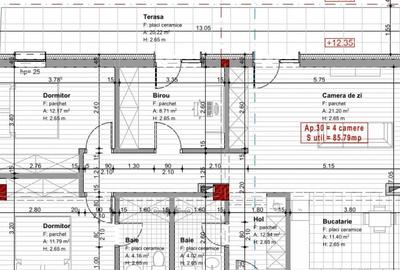 Penthouse,4 camere. finisat, Floresti - 3