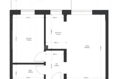 Apartament cu 2 camere semidecomandat în Ghirodei - 1