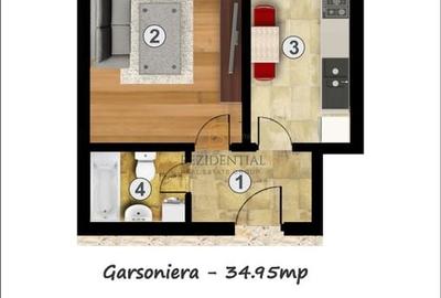 Rahova, garsoniera mobilata si utilata, 6/10, Comision 0% - 8