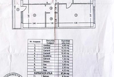 Apartament cu 3 camere decomandat în Titan - 9