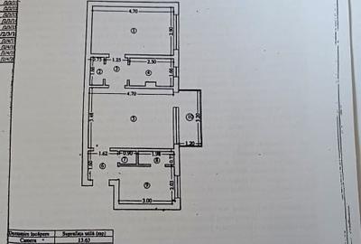 Apartament cu 2 camere semidecomandat în Podu Roș - 1