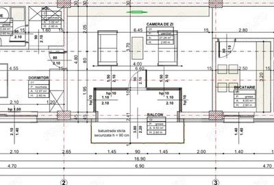 Apartament cu 2 camere semidecomandat în Borhanci - 2