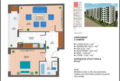 L Ofertă l Apartament 2 camere | 64mp | Metrou Apărătorii Patriei - 2