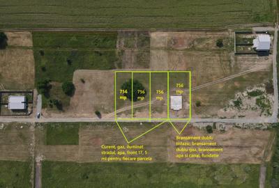 Teren Construcții intravilan de 756 mp, în Moșnița Nouă