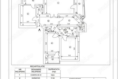 Apartament cu patru camere etaj 1 zona centrala - 1