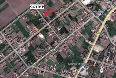 Teren de 943 mp, în Șimand