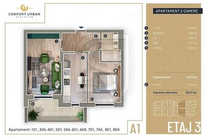 Apartament cu 2 camere decomandat în Sălaj - 10