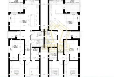 Duplex cu 4 camere despartit prin camera tehnica I Giarmata Mare - 3