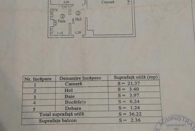 Garsonieră decomandată în Buzaului - 7
