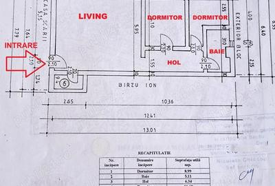 MIORITA- ap.3 camere, Etaj 2, 86mp, Mobilat - 5