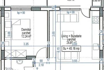 Apartament finisat, finisaje noi, semidecomandat, 2 camere - 1