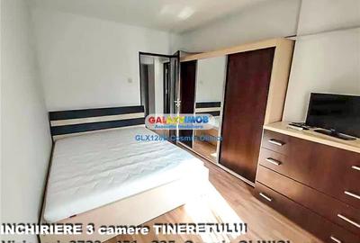 Apartament cu 3 camere decomandat, mobilat în Tineretului - 3