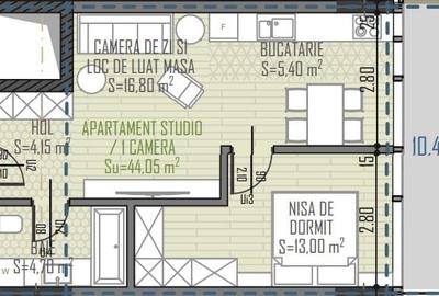 Nou pe piata! Apartament 2 camere - 4