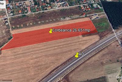 Teren premium 26.651mp Corbeanca – acces la A0 si DN1 - 1