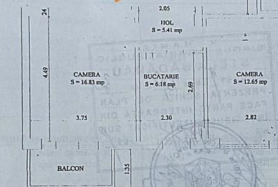 Apartament cu 2 camere, mobilat în Centru Civic - 7