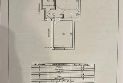 Vand apartament decomandat, 2 camere, Medgidia, centru - 1