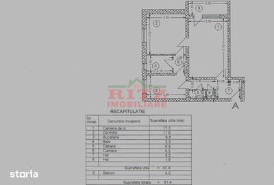 Apartament cu 2 camere semidecomandat în Crișan - 1