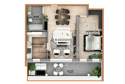 Apartament 2 camere /LA CHEIE/terasa 14.42 mp /zona Aeroport Sibiu - 12