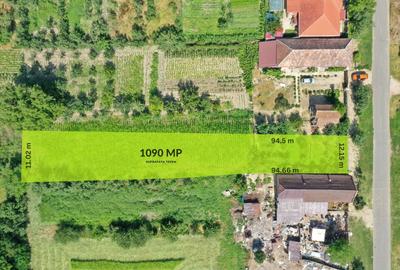 Teren Construcții intravilan de 1090 mp, în Parța - 2