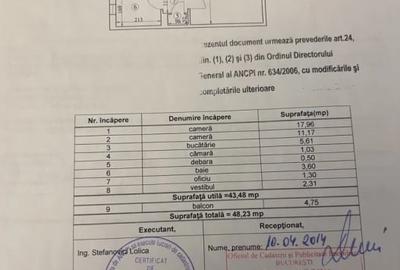 Apartament cu 2 camere semidecomandat, mobilat în Domenii - 10