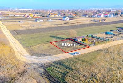 Teren Construcții intravilan de 515 mp, în Stupini