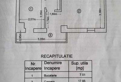 Apartament cu 1 camera decomandat-Tudor Vladimirescu - 7