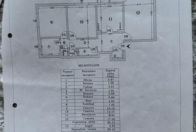 Apartament cu 3 camere decomandat în Central - 7