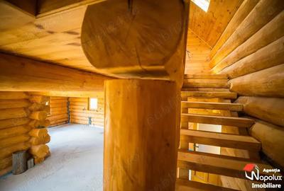 Exclusivitate! Casa din busteni intregi in Chinteni - 1