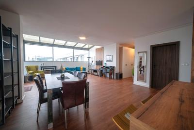 Penthouse cu 3 camere semidecomandat, mobilat în Torontalului - 8
