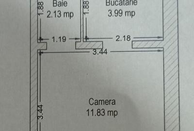 Proprietar, garsoniera, langa liceul Auto Freidorf - 1