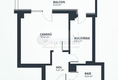 Apartament cu o camera in Tatarasi ! 0% comision ! - 4