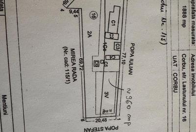 Casă cu 7 camere cu Teren 1000 Mp în Corbu - 3