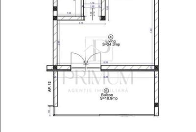 GIROC - 1 CAMERA - DECOMANDAT - LIFT - TERASA 19 MP - MOBILAT GIROC - 1 CAMERA - DECOMANDAT - LIFT - TERASA 19 MP - MOBILAT - 6