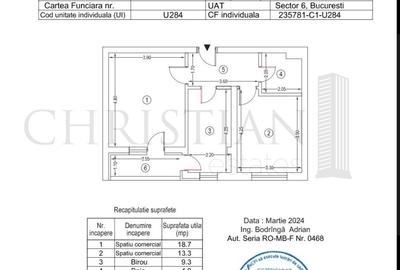 Birou, de 56 mp, în Lujerului - 2